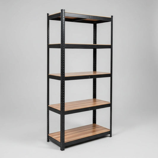 Budget shelving with 5 laminated levels AVAILABLE Immediately ON THE FLOOR
