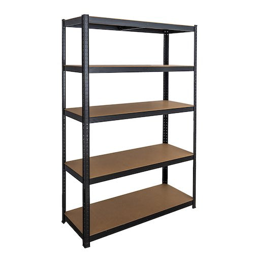 Budget Racking Budget Shelving with 5 MDF levels – Global Racking and Shelving