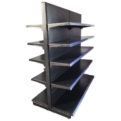 Double Sided Supermarket Shelving Secondhand